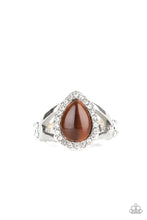 Load image into Gallery viewer, Debutante Dream Brown Skinny Band Ring
