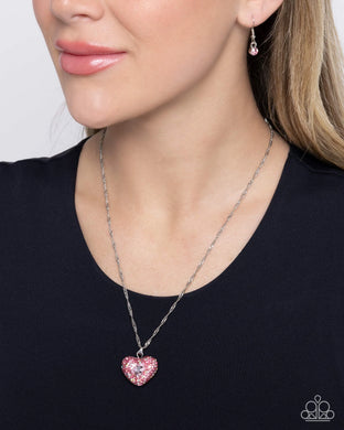 Best of My Heart Pink Necklace