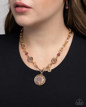 Load image into Gallery viewer, Flecks Big Thing Purple Necklace