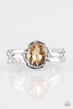 Load image into Gallery viewer, Home is Where the Castle Is Brown Skinny Band Ring