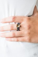 Load image into Gallery viewer, Jewel of My Eye Brown Skinny Band Ring
