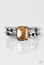 Load image into Gallery viewer, Jewel of My Eye Brown Skinny Band Ring