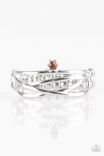 Load image into Gallery viewer, Star Potential Brown Skinny Band Ring