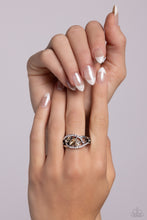 Load image into Gallery viewer, Stiletto Sparkle Brown Skinny Band Ring
