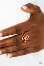 Load image into Gallery viewer, Better Shape Up Copper Skinny Band Ring