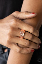 Load image into Gallery viewer, Billowy Bands Copper Skinny Band Ring