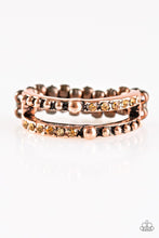 Load image into Gallery viewer, Dauntless Shimmer Copper Skinny Band Ring