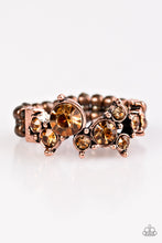 Load image into Gallery viewer, Get Your Glitter On Copper Skinny Band Ring