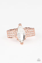 Load image into Gallery viewer, Icy Iridescence Copper Skinny Band Ring