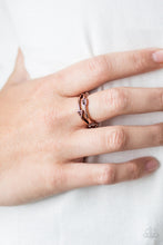 Load image into Gallery viewer, My Aim Is True Copper Skinny Band Ring