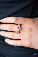Load image into Gallery viewer, Autumn Gardens Rose Gold Skinny Band Ring