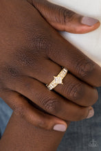Load image into Gallery viewer, Elegantly Ever After Gold Skinny Band Ring