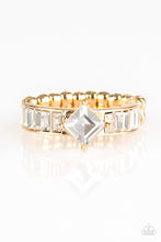 Load image into Gallery viewer, Elegantly Ever After Gold Skinny Band Ring