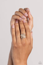 Load image into Gallery viewer, LEAF the Way Gold Skinny Band Ring