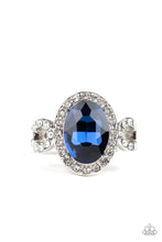 Load image into Gallery viewer, Magnificent Majesty Blue Skinny Band Ring