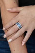 Load image into Gallery viewer, Majestically Mythic Blue Skinny Band Ring