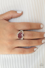 Load image into Gallery viewer, Million Dollar Matchmaker Red Skinny Band Ring
