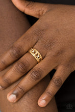Load image into Gallery viewer, Street Cred Gold Skinny Band Ring