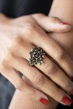 Load image into Gallery viewer, Prairie Primrose Brass Skinny Band Ring