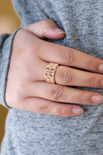 Load image into Gallery viewer, Tell Me How You Really Frill Rose Gold Skinny Band Ring