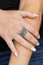 Load image into Gallery viewer, Prairie Primrose Silver Skinny Band Ring