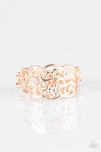 Load image into Gallery viewer, Wild about Wildflowers Rose Gold Skinny Band Ring
