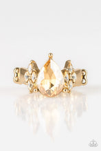Load image into Gallery viewer, Yas Queen Gold Skinny Band Ring