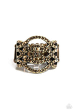 Load image into Gallery viewer, Interlocked Impression Brass Ring