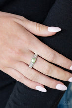 Load image into Gallery viewer, Brighten Your Day Green Skinny Band Ring