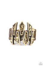 Load image into Gallery viewer, Juxtaposed Jewels Brass Ring