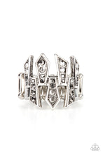 Load image into Gallery viewer, Juxtaposed Jewels Silver Ring