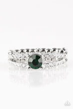 Load image into Gallery viewer, Dream Sparkle Green Skinny Band Ring