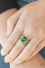 Load image into Gallery viewer, Eden Elegance Green Skinny Band Ring
