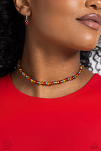 Load image into Gallery viewer, Colorfully GLASSY Red Choker