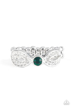 Load image into Gallery viewer, Extra Side Of Elegance Green Skinny Band Ring