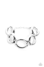 Load image into Gallery viewer, Constructed Chic Silver Bracelet