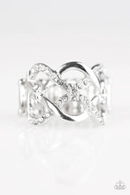 Load image into Gallery viewer, Lay On the Shimmer White Ring