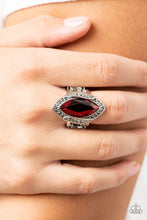 Load image into Gallery viewer, Let Me Take a Reign Check Red Ring