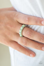 Load image into Gallery viewer, Mermaid Mamba Green Skinny Band Ring