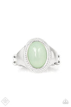 Load image into Gallery viewer, Mystically Malibu Green Skinny Band Ring