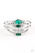 Load image into Gallery viewer, Not So Novice Green Skinny Band Ring