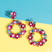 Load image into Gallery viewer, Wreathed In Wildflowers Multi Post Earrings