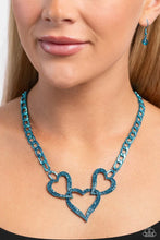 Load image into Gallery viewer, Eclectically Enamored Blue Necklace