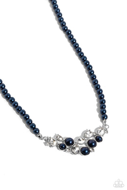 Pampered Pearls Blue Necklace
