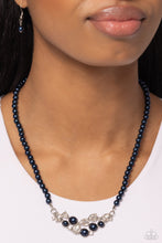 Load image into Gallery viewer, Pampered Pearls Blue Necklace