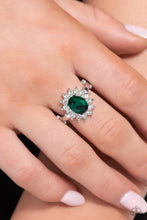 Load image into Gallery viewer, Red Carpet Reveal Green Skinny Band Ring