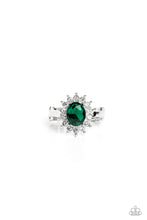 Load image into Gallery viewer, Red Carpet Reveal Green Skinny Band Ring