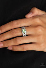 Load image into Gallery viewer, The Insider Green Skinny Band Ring