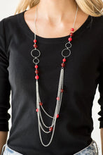 Load image into Gallery viewer, Bubbly Bright Red Necklace