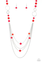 Load image into Gallery viewer, Bubbly Bright Red Necklace